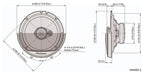 BMW X5 E53 w/ Pioneer TS-A1671F 16.5cm 3-way Front Door Speakers 70W RMS 320W Peak