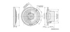 Pioneer TS-MR1640 6-1/2" 2-way 17cm 160 Watt Nautica Series Marine speakers