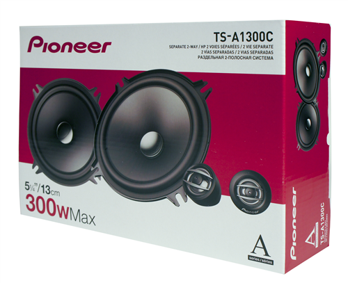 Pioneer TS-A1300C 13cm 2 Way A-series Component Speakers 300w