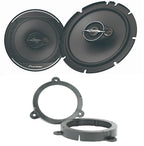 Renault Megane (2008-2012) Pioneer TS-A1371F 13cm Front / Rear Door Car Speakers Upgrade Kit