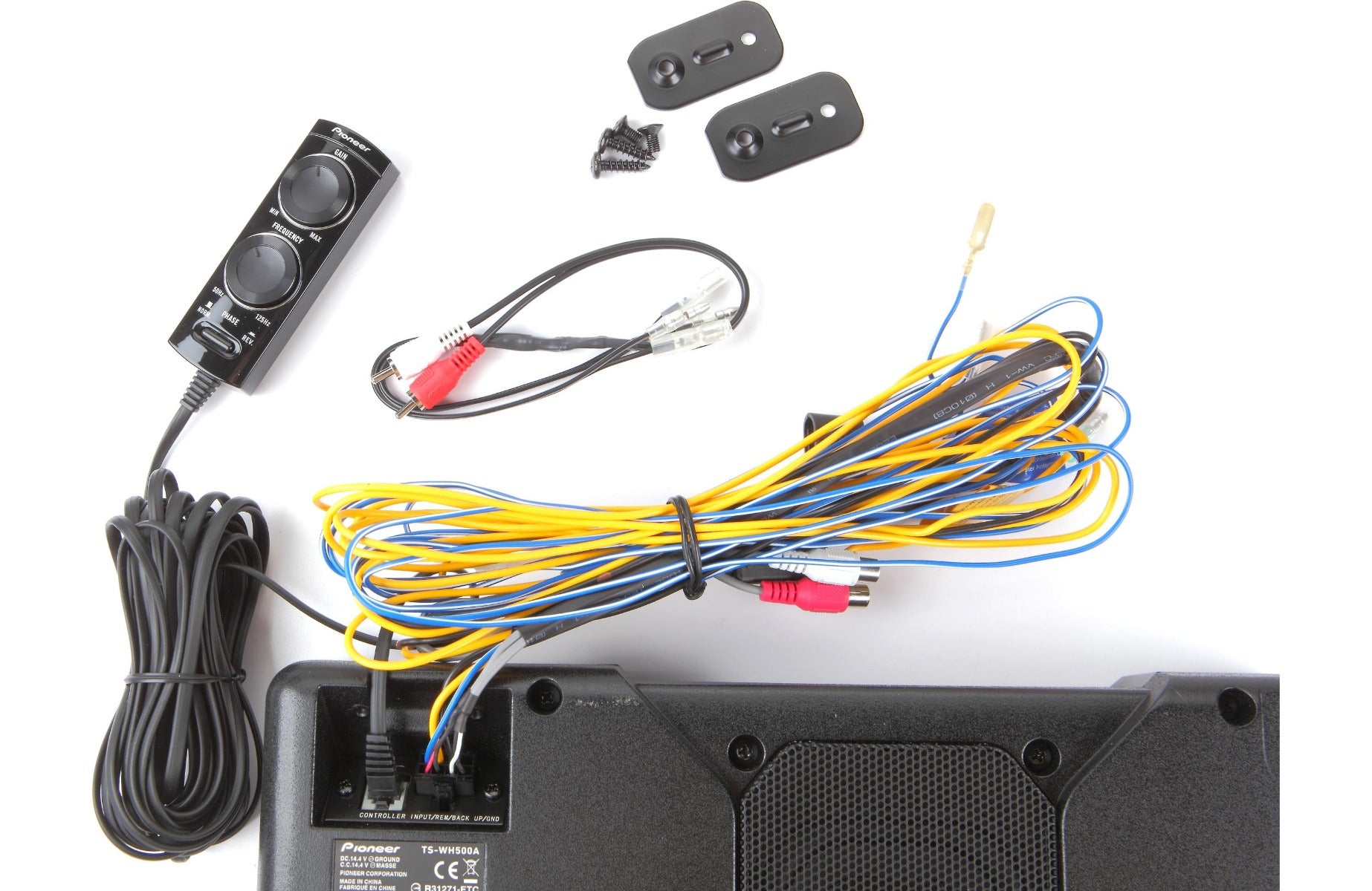 Pioneer TS-WH500A Ultra Slim Active Underseat 150W Subwoofer System with Wired remote control