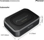 Pioneer TS-WX140DA 20cm, Space saving Active SubWoofer, 160w with Remote Controller