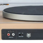 Mitchell Acoustics uStream TT2 Wireless Bluetooth Turntable Oak