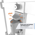 Vogel's TVM 3445 Full-Motion  Upto 65 inch 25Kg load TV Wall Bracket in White
