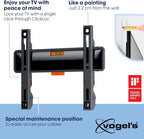 Vogels TVM 3205 TV (19-50") Fixed Black TV Wall Bracket