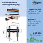 Vogels TVM 3205 TV (19-50") Fixed Black TV Wall Bracket