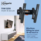 Vogels TVM 3215 TV (19-43") Tilting Black TV Wall Bracket