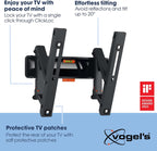 Vogels TVM 3215 TV (19-43") Tilting Black TV Wall Bracket