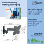 Vogels TVM 3245 TV (19-43") Double Arm Black Wall Bracket Black
