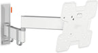Vogels TVM 3245 TV (19-43") Double Arm Black Wall Bracket White