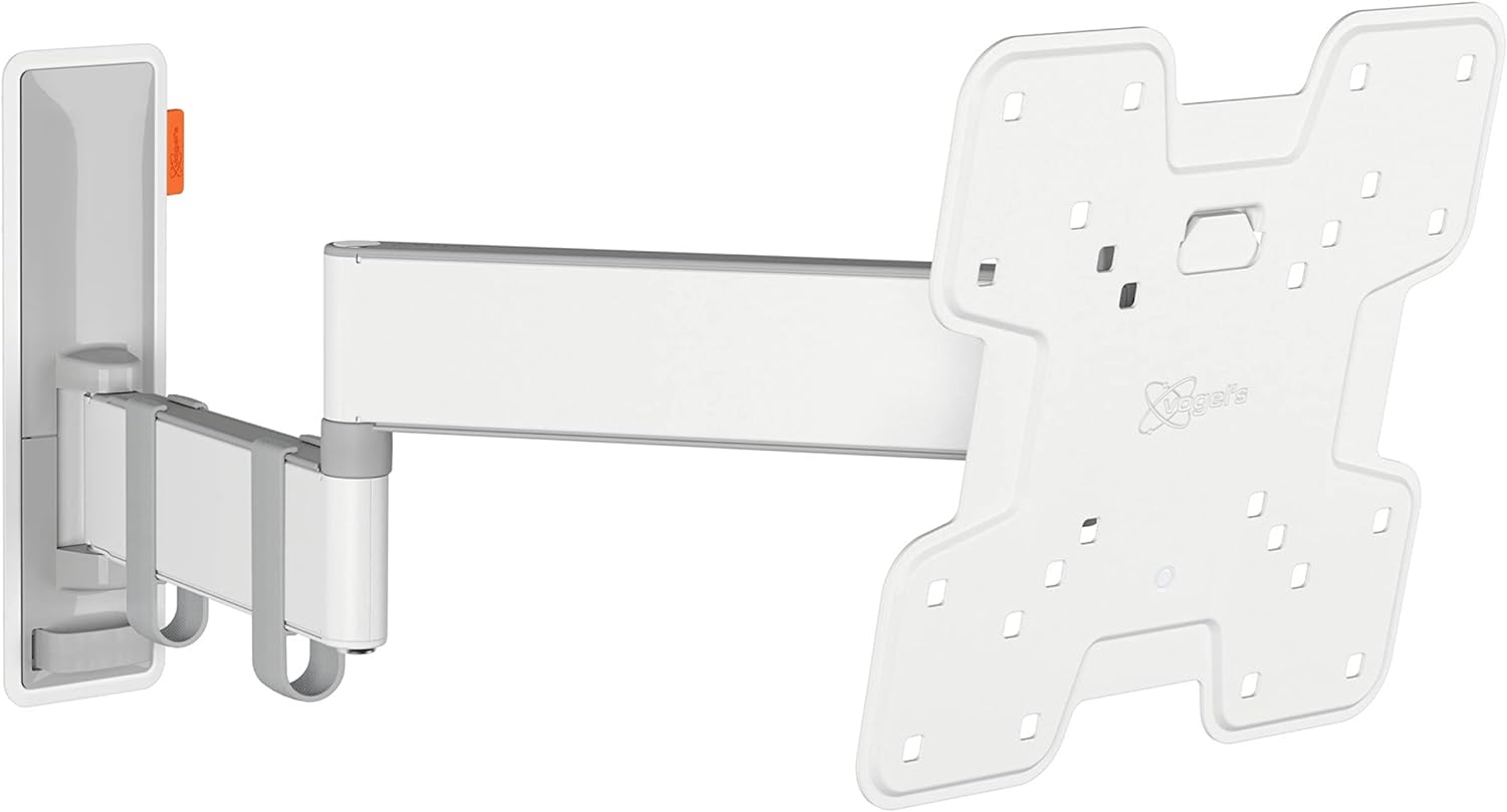 Vogels TVM 3245 TV (19-43") Double Arm Black Wall Bracket White