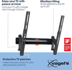 Vogels TVM 3415 TV (32-65") Tilting Black TV Wall Bracket