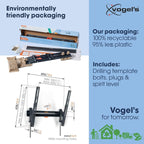 Vogels TVM 3415 TV (32-65") Tilting Black TV Wall Bracket
