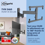 Vogels TVM 3465 TV (32-65") Double Arm Black Wall Bracket for OLED TV's