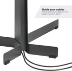 Vogel's TVS 3690 - TV floorstand  Mobile TV Cart with Shelf & Castors for Screens up to 60" (50kg)