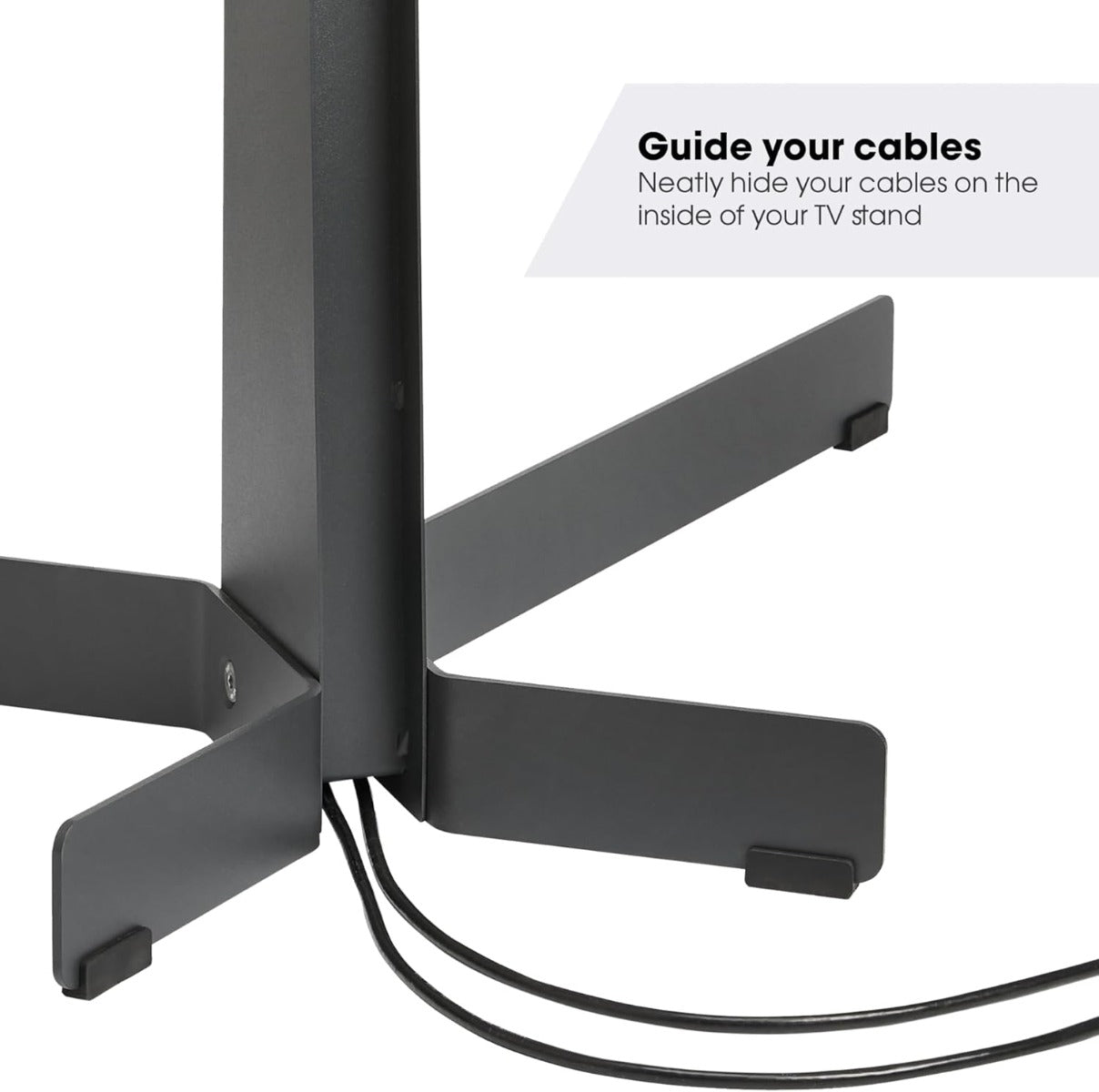Vogel's TVS 3690 - TV floorstand  Mobile TV Cart with Shelf & Castors for Screens up to 60" (50kg)