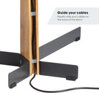 Vogel's TVS 3695B - TV floorstand  Mobile TV Cart with Shelf & Castors for Screens up to 60" (50kg)
