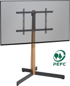 Vogel's TVS 3695B - TV floorstand  Mobile TV Cart with Shelf & Castors for Screens up to 60" (50kg)