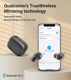 EDIFIER TWS1 Pro NEW Upgraded TrueWireless™ Earbuds, 8 Hours Playtime, BT v5.0 aptX, IPX5 - Dark Grey