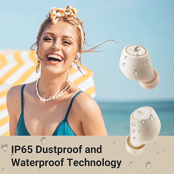 EDIFIER TWS1 Pro NEW Upgraded TrueWireless™ Earbuds, 8 Hours Playtime, BT v5.0 aptX, IPX5 - Ivory