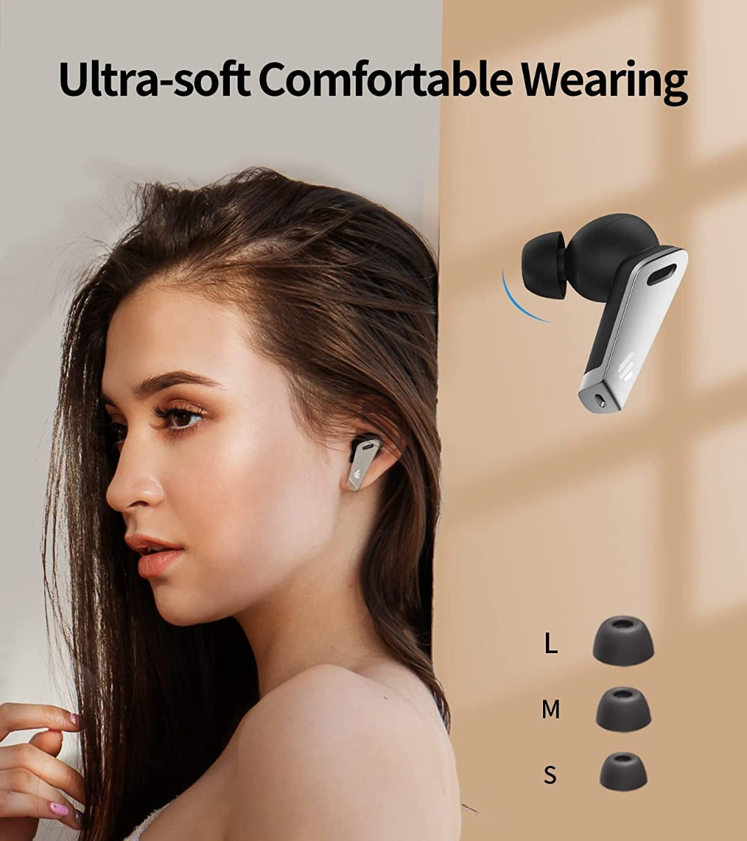 EDIFIER TWS NB2 Pro True Wireless Earbuds with Active Noise Cancellation Grey