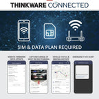 Thinkware U1000 Plus 4K UHD 1CH Front Only Dash Cam WiFi Bluetooth 64GB SD Card