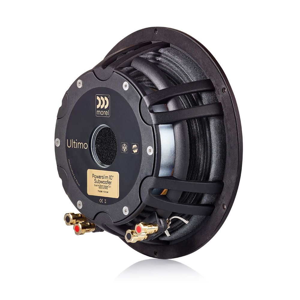 Morel Ultimo PS 104D PowerSlim Series 10" Dual 4-ohm component subwoofer 700 Watts