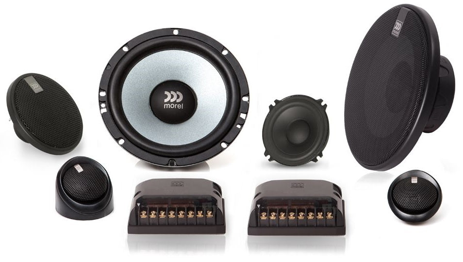 Morel Maximo Ultra 603A MKII 6.5" 180W RMS Maximo Ultra Series 3-Way Component Speakers System w/ Crossovers