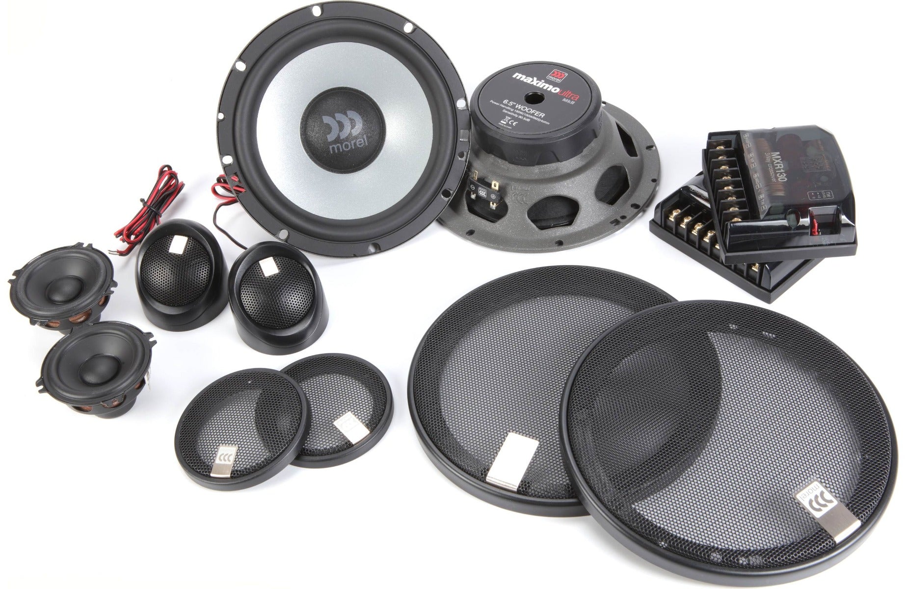 Morel Maximo Ultra 603A MKII 6.5" 180W RMS Maximo Ultra Series 3-Way Component Speakers System w/ Crossovers