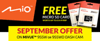 Mio MiVue 955W 4K, GPS, Wi-Fi, Dash cam Car Dash Camera FREE 128GB Micro SD Card