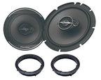 VW Golf MK6, Polo 6R/6C Pioneer TS-A1671F 16.5cm Front Doors Car Speakers Upgrade Kit