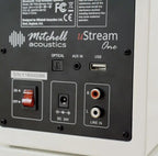 Mitchell Acoustics uStream One True Wireless Bluetooth Speaker System - White