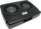 In Phase USW12 active 600watt underseat subwoofer enclosure with dual 6" bass drivers built in amplifier