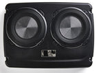 In Phase USW12 active 600watt underseat subwoofer enclosure with dual 6" bass drivers built in amplifier