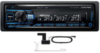 Alpine UTE-204DAB Mechless Android USB / AUX Radio with Variable Illumination, Bluetooth DAB Antenna