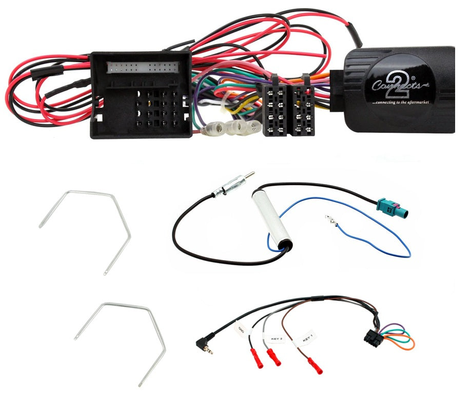 Vauxhall Corsa D 2007-2014  Car Stereo Fitting Kit Steering Control, Aerial Adaptor, Keys