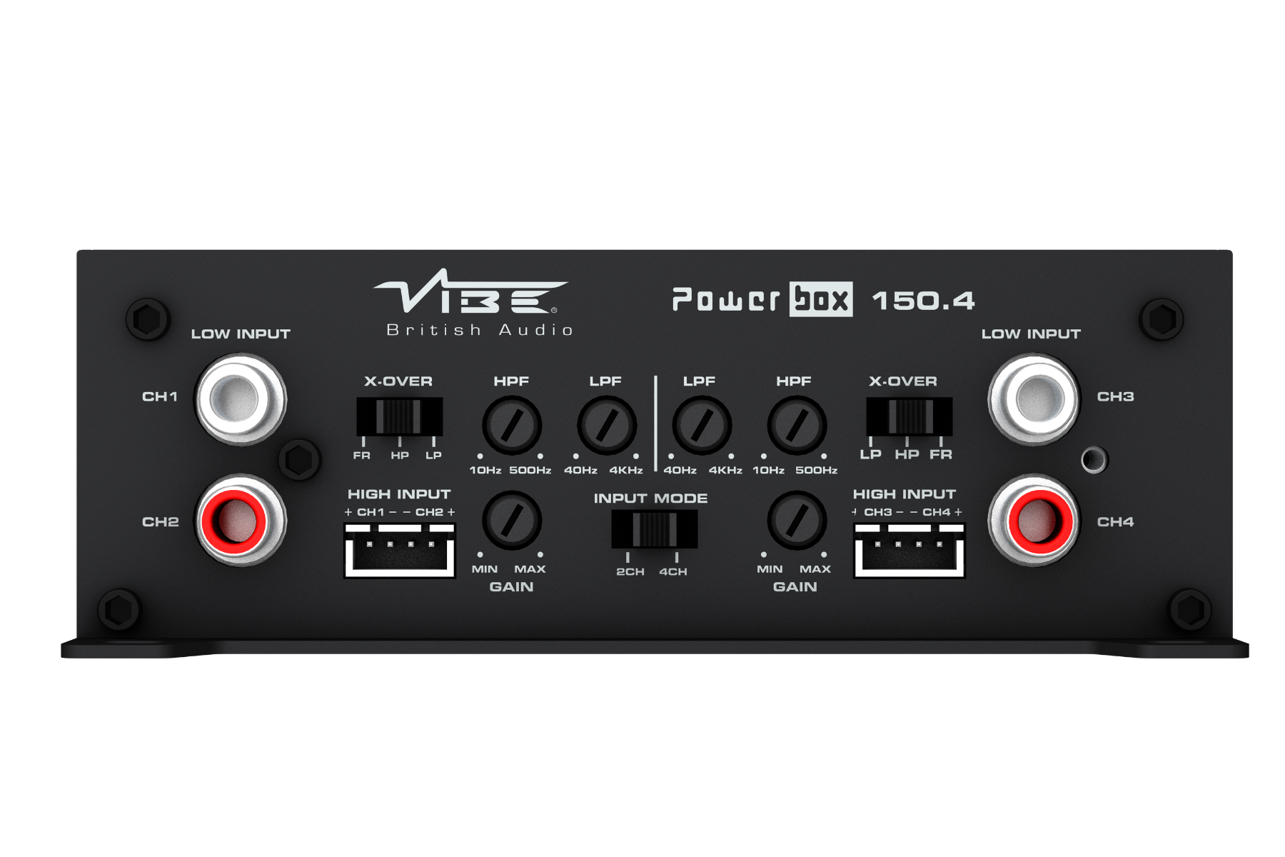 Vibe POWERBOX 80.4M-V0  - 4 Channel Class D Amplifier 960W