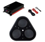 Vibe PowerBox 400.1M-V7 + BlackAir P8-V6  + RAPAWK2.5M - 12" Subwoofer Amp Bass package deal