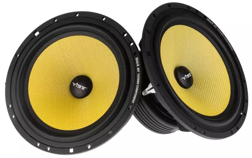 VIBE BA6MW-V4 Blackair 6.5" Mid-Woofer Speakers 420 Watts 140WRMS Pair