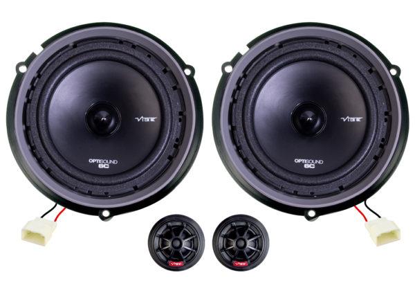 Vibe OPTIFOCUS3-V0 Custom Fit 6.5" 2-Way Ford Upgrade Component Speakers