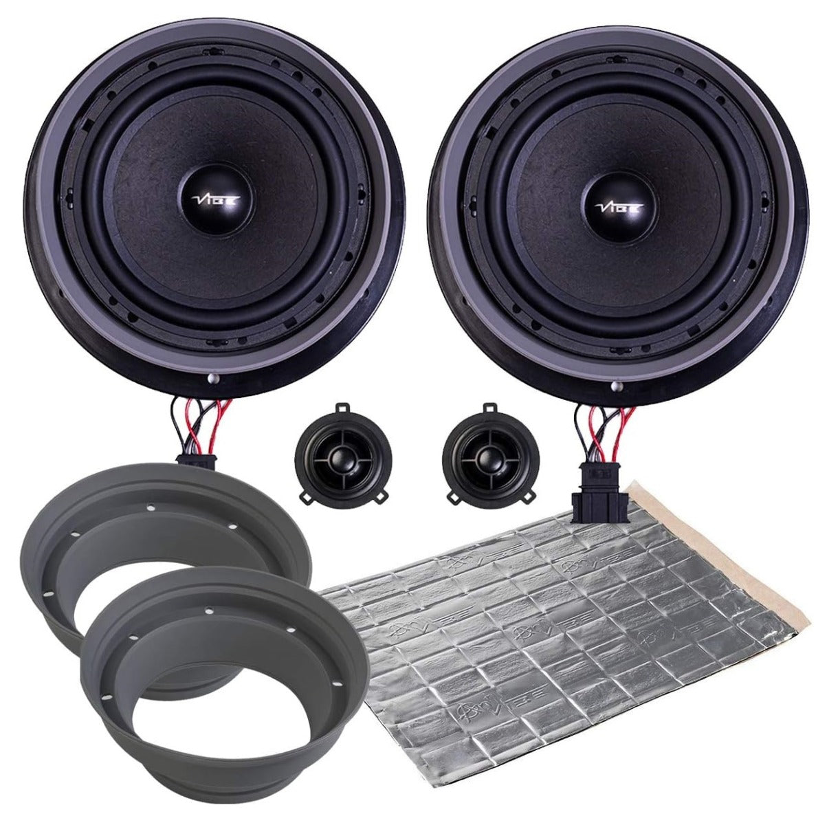 Vibe OPTIVWT6-V9 6.5" Custom Volkswagen T6 360w Upgrade Speakers