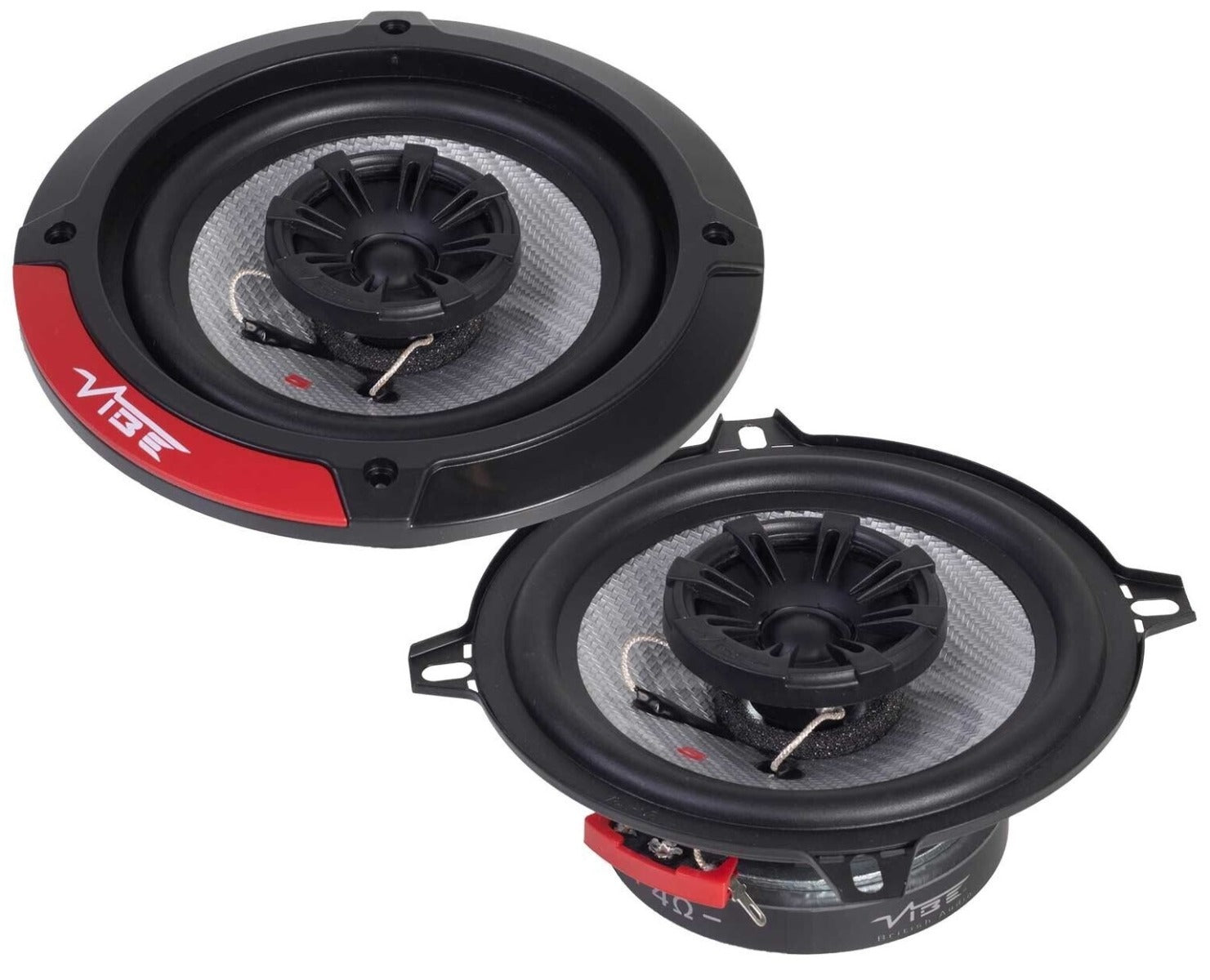 Vibe PULSE 5-V3 -.5.25" 16.5cm Coaxial 150W Car Speakers w/ Steel Mesh Grill