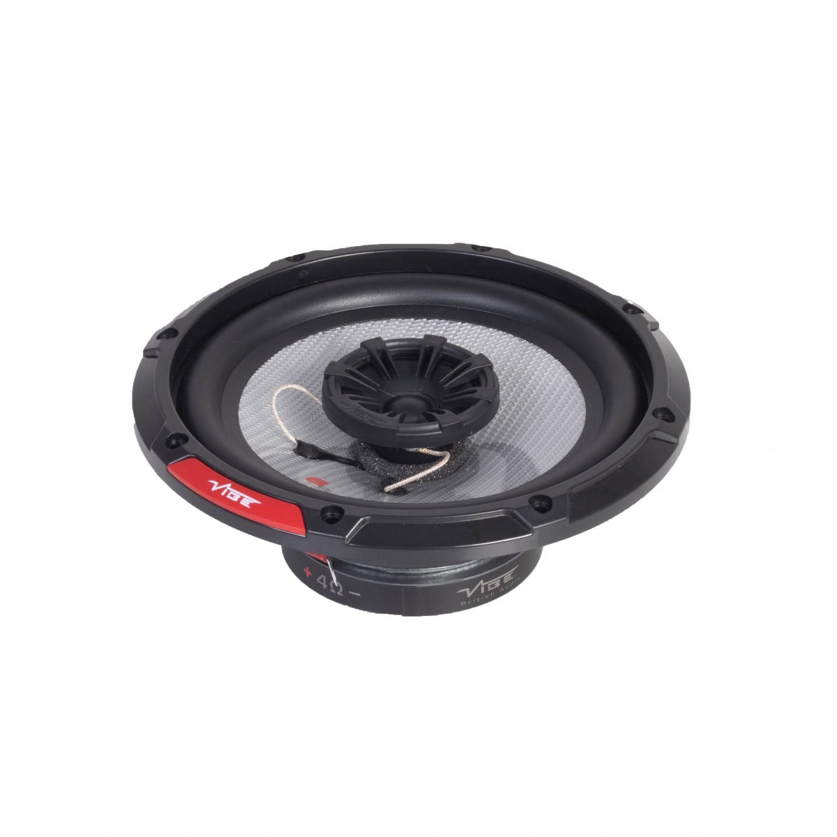 Vibe PULSE 6-V3 - 6.5" 16.5cm Coaxial 180W Car Speakers w/ Steel Mesh Grill