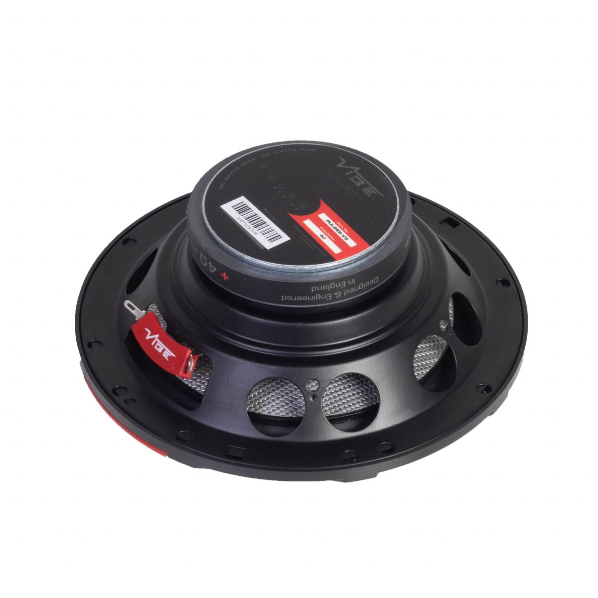 Vibe PULSE 6-V3 - 6.5" 16.5cm Coaxial 180W Car Speakers w/ Steel Mesh Grill