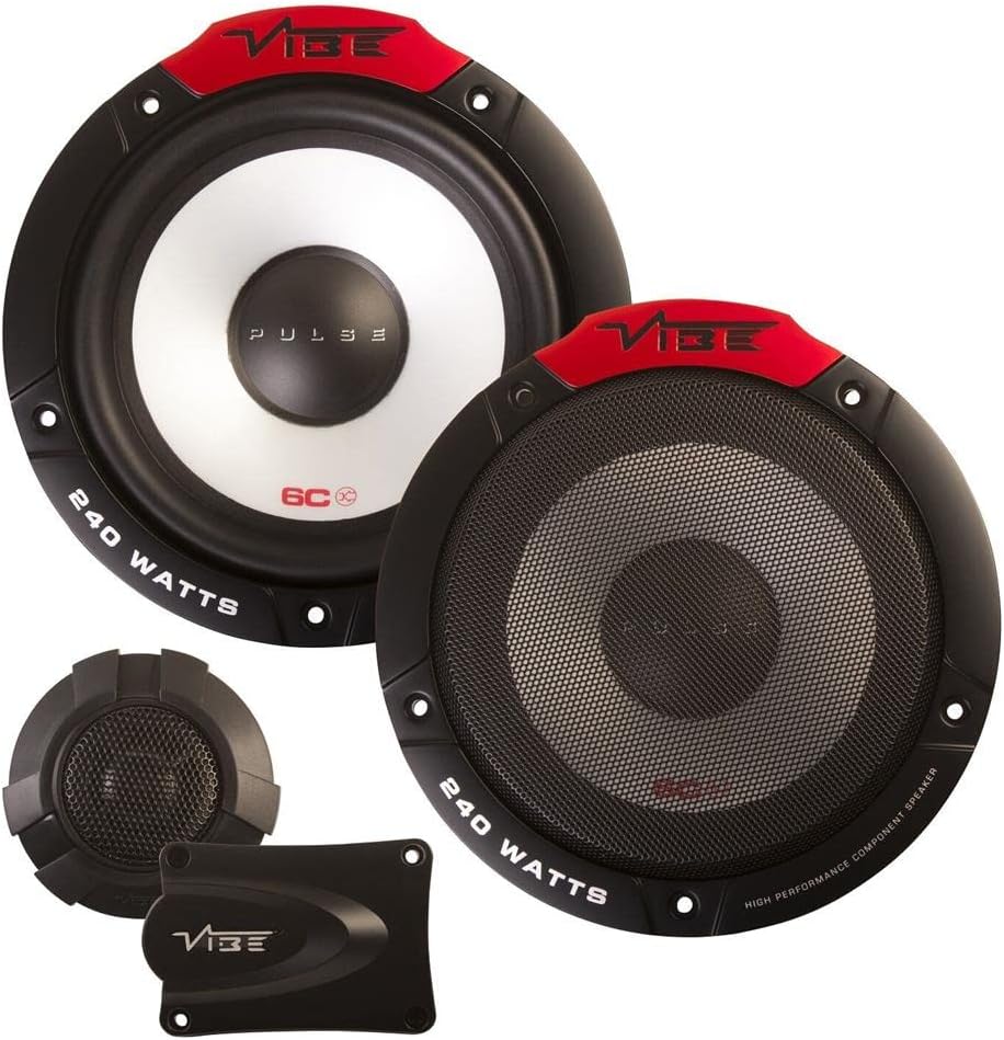 Vibe VIBE PULSE6C-V3 - 6.5" 16.5cm 2-Way Car Component Speakers