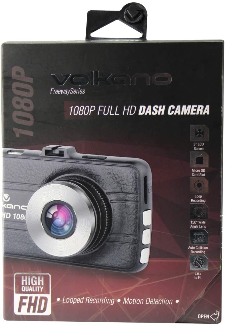 VOLKANO VK-10008 Freeway Series Full HD 1080p DashCam
