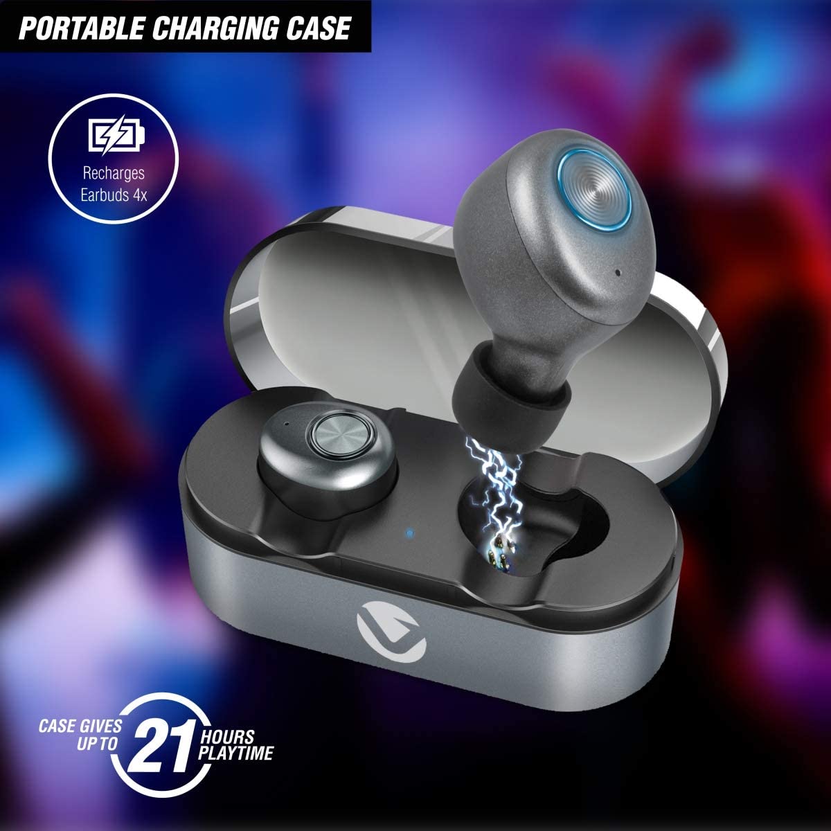 Volkano Sync Series TWS True Wireless Bluetooth Earbuds With Microphone & Call Function