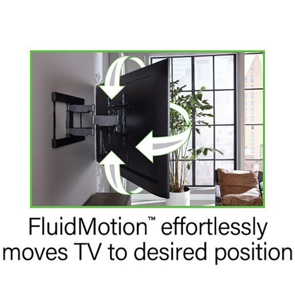 SANUS VLFS820-B2 Large Super Slim Full Motion Mount for 40"-90" Screens Up To 125 Lbs