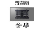SANUS VLFS820-B2 Large Super Slim Full Motion Mount for 40"-90" Screens Up To 125 Lbs
