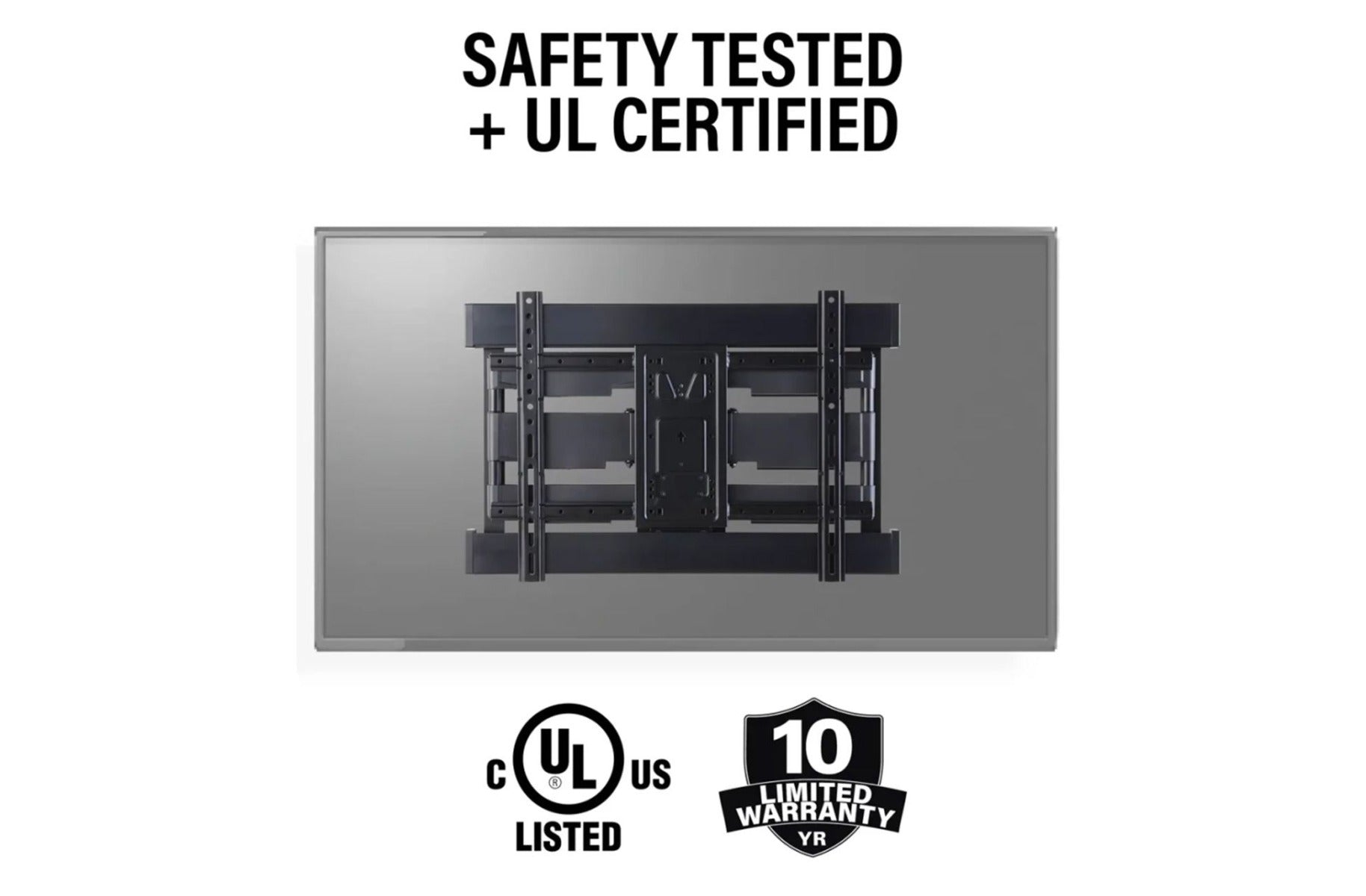 SANUS VLFS820-B2 Large Super Slim Full Motion Mount for 40"-90" Screens Up To 125 Lbs